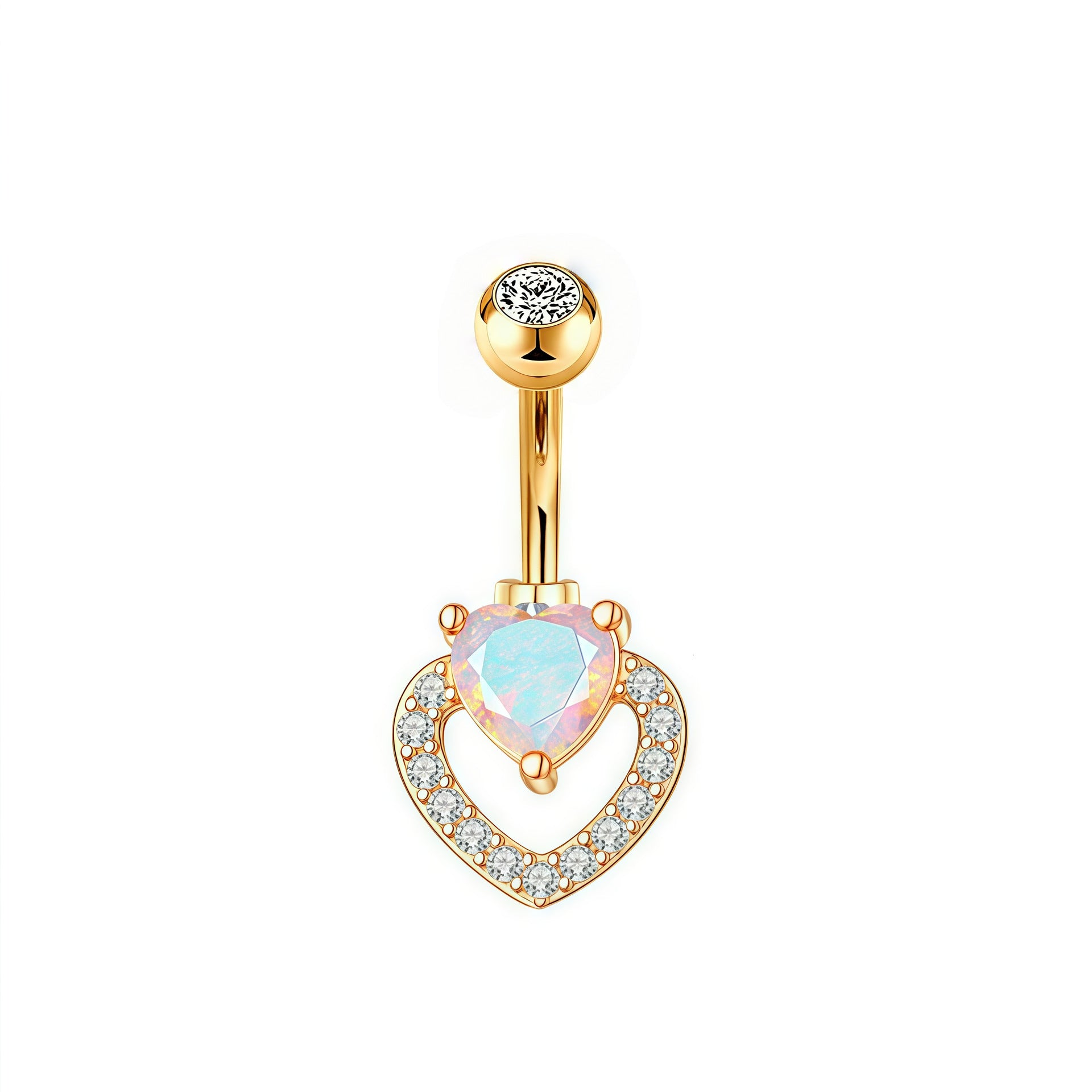 Zircon Butterfly Belly Button Ring — 60 Designs