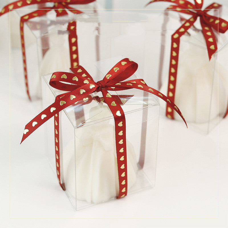 Wedding Dress Scented Candle — Handmade Gift Box Edition