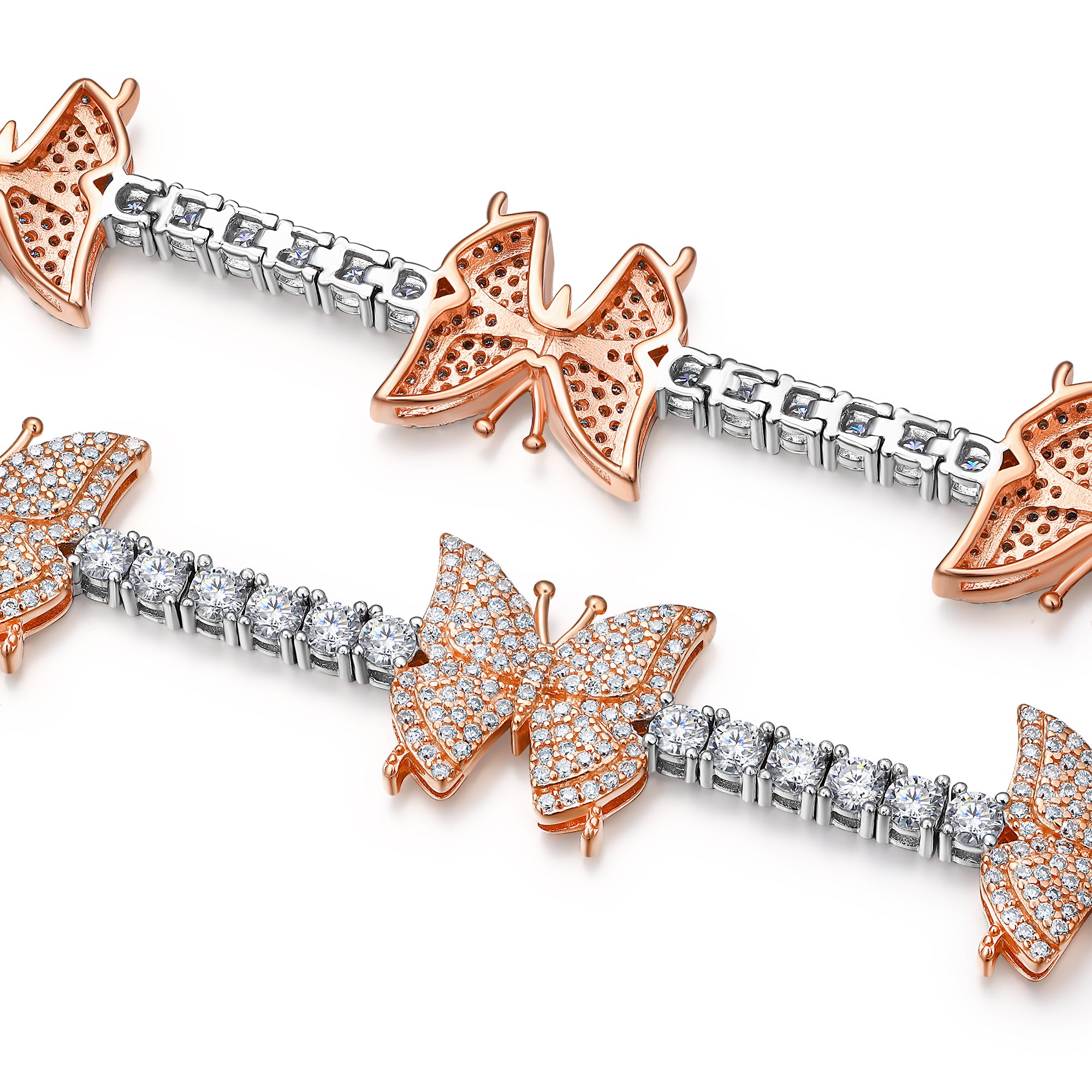Morganite Bracelet – Platinum-Plated Sterling Silver | Minimalist Luxury