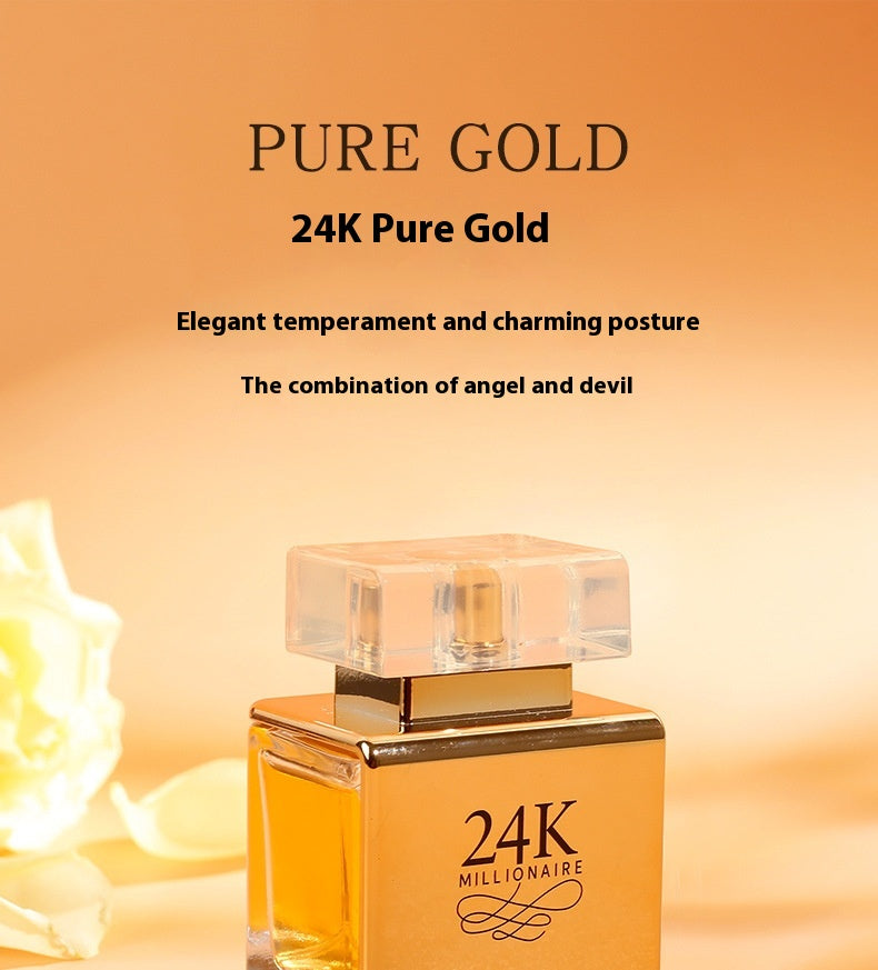 Luxury 24K Gold Women's Perfume — Long-Lasting Elegant Fragrance