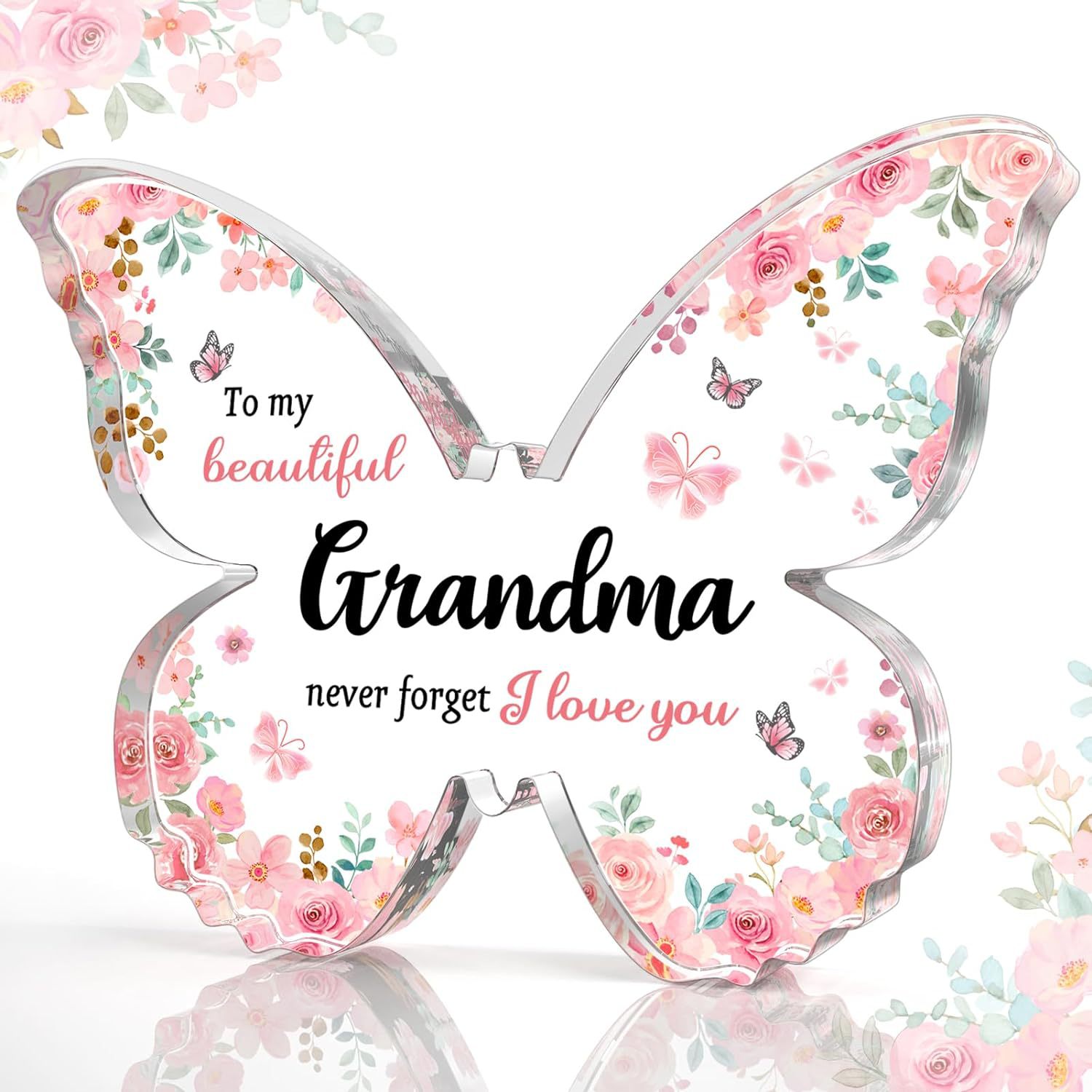 Butterfly Acrylic Keepsake — Personalised Gift for Her