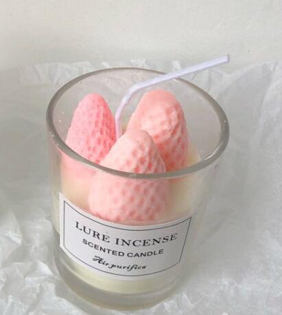 Strawberry Scented Candle — Long-Lasting Room Fragrance