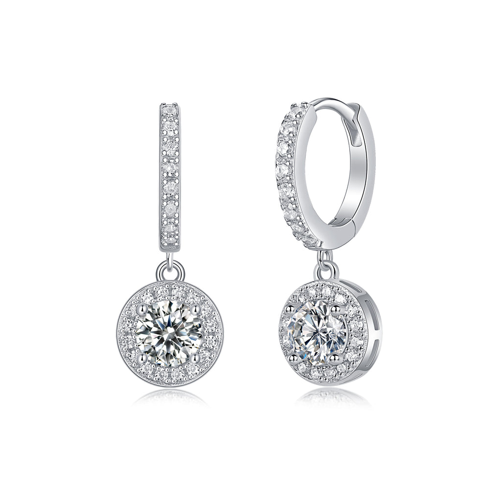 Lumière — S925 Silver Moissanite Stud Earrings