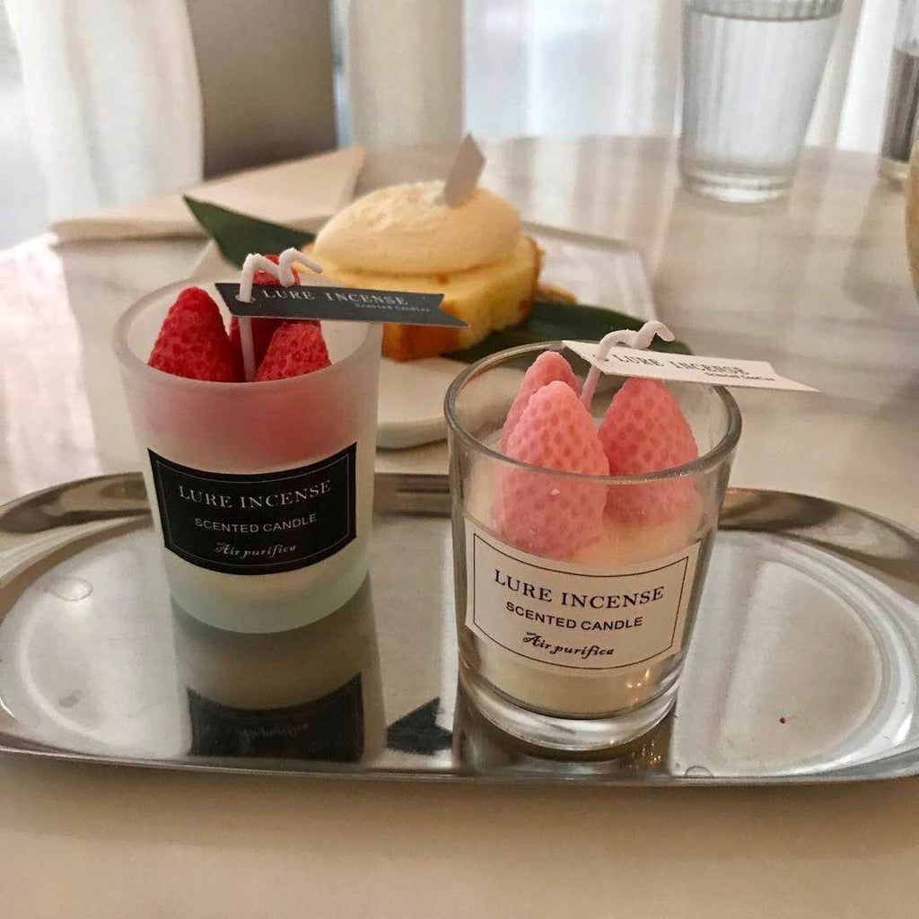 Strawberry Scented Candle — Long-Lasting Room Fragrance