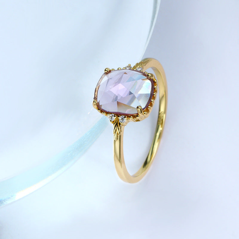Lumière Light Amethyst Ring