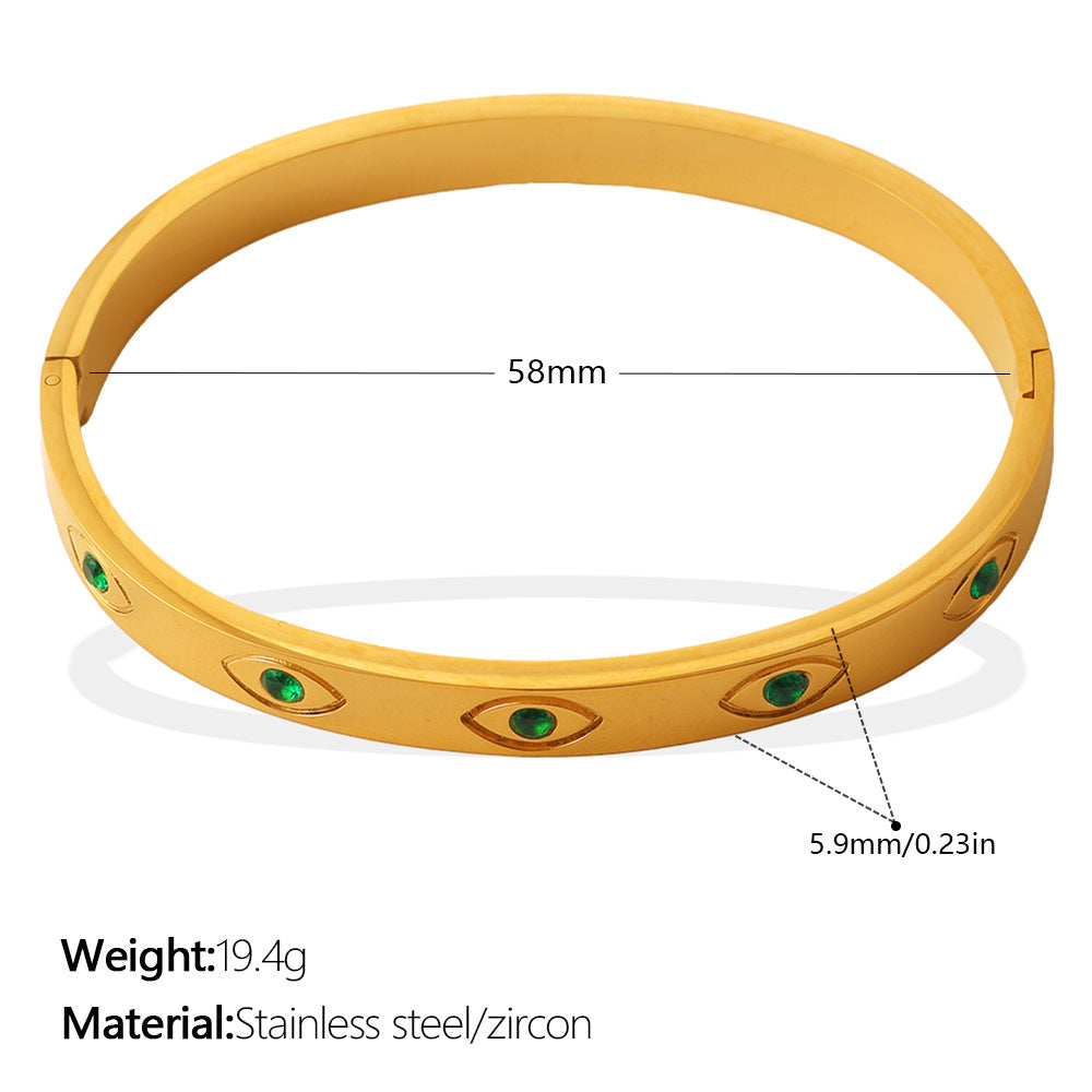 Oeil — Vintage Diamond Eye Bracelet