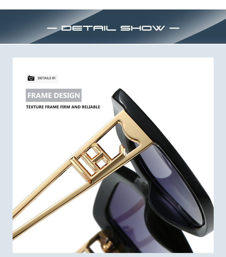 Square Oversized Sunglasses | Tortoiseshell & Gradient Frames | 7 Colours