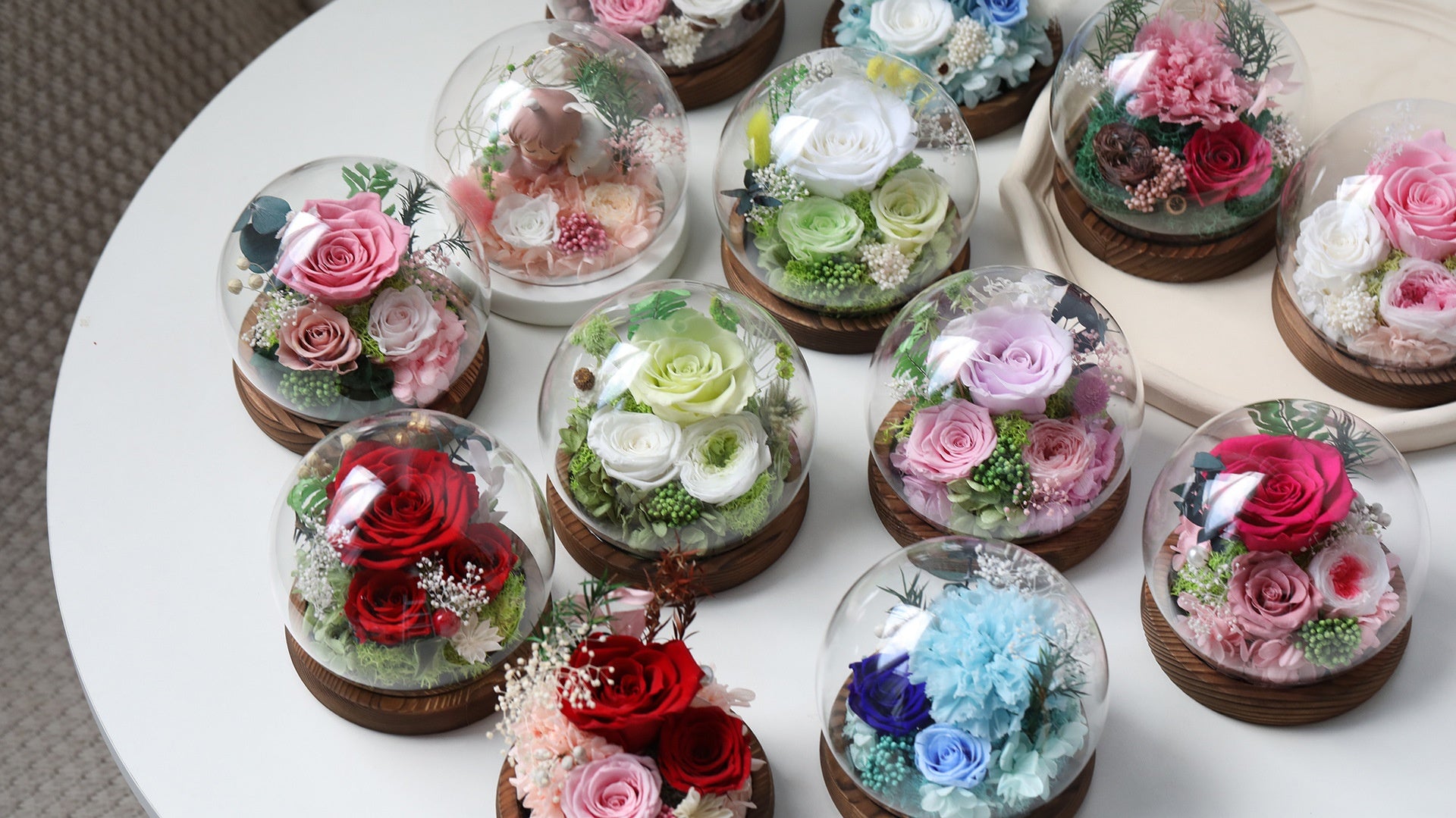 Luxury Dried Flower Glass Dome — Eternal Botanical Ornament | 23 Styles