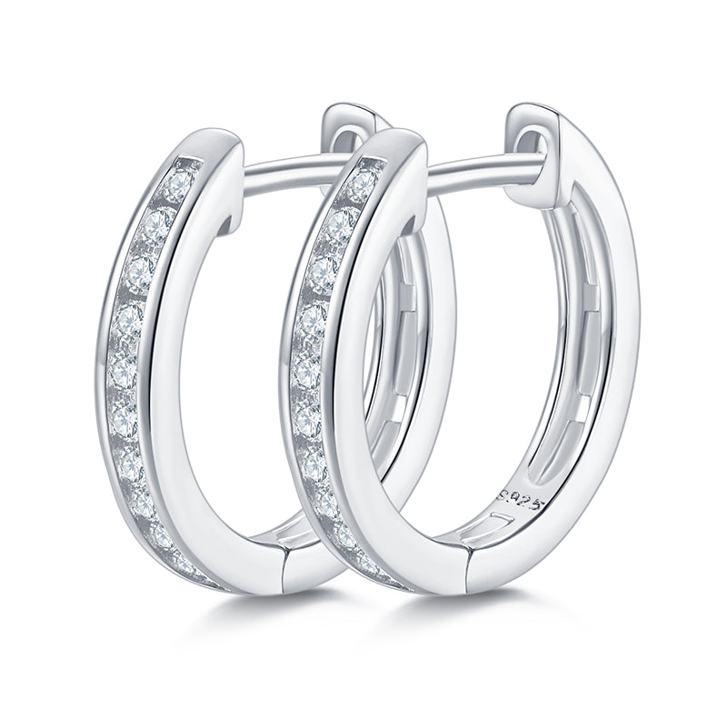 Moissanite Stud Earrings – Set of 2 | Gold, Platinum & Rose Gold