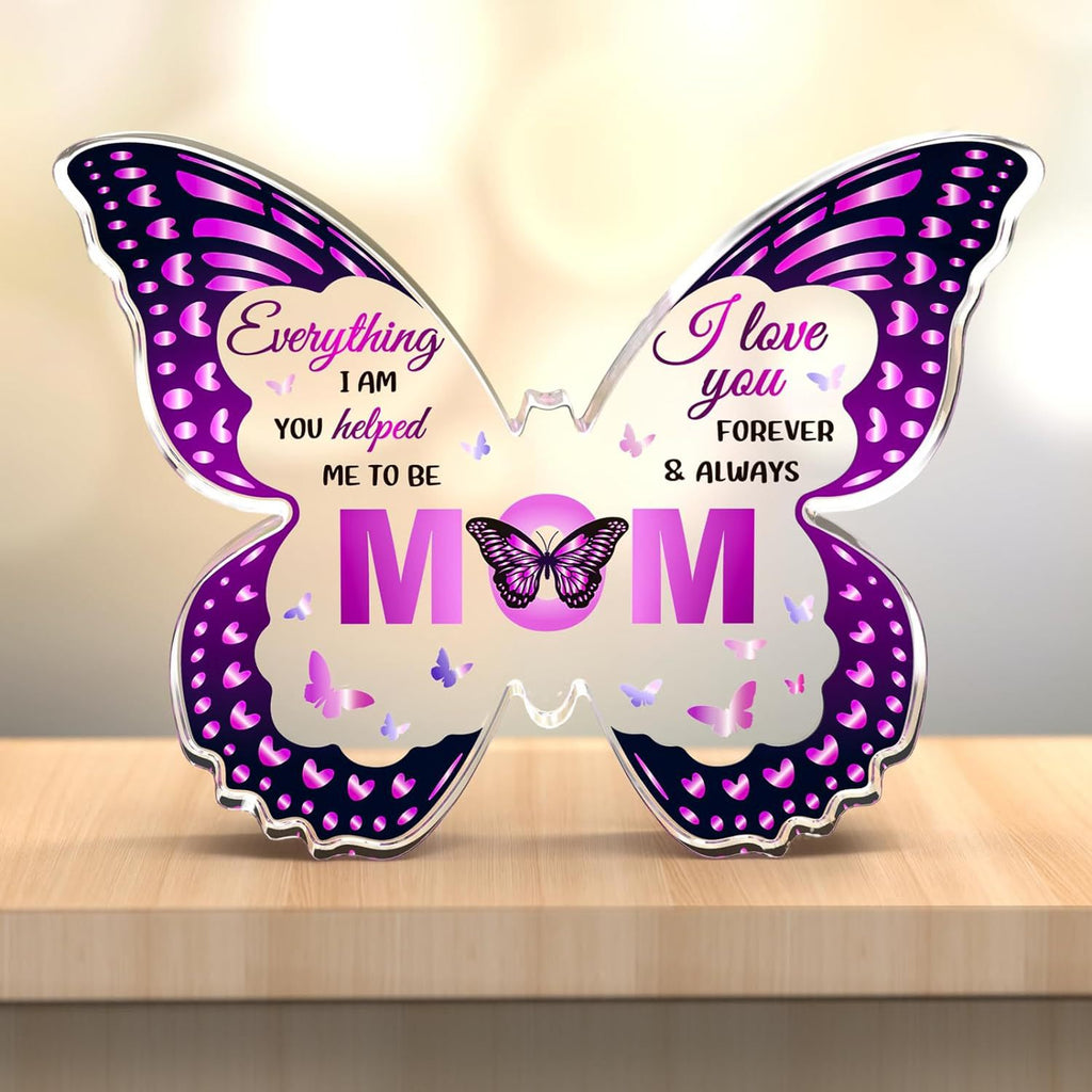 Butterfly Acrylic Keepsake — Personalised Gift for Her