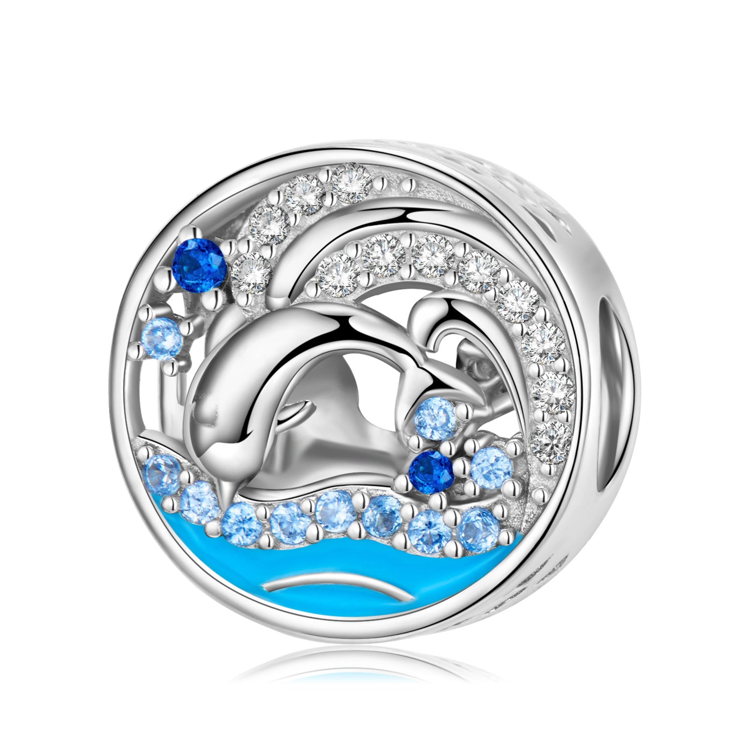 Mer — 925 Silver Ocean Charm Bead