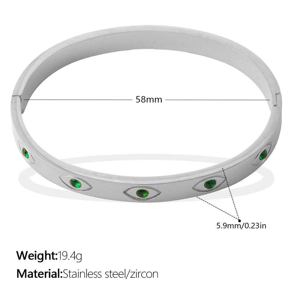 Oeil — Vintage Diamond Eye Bracelet