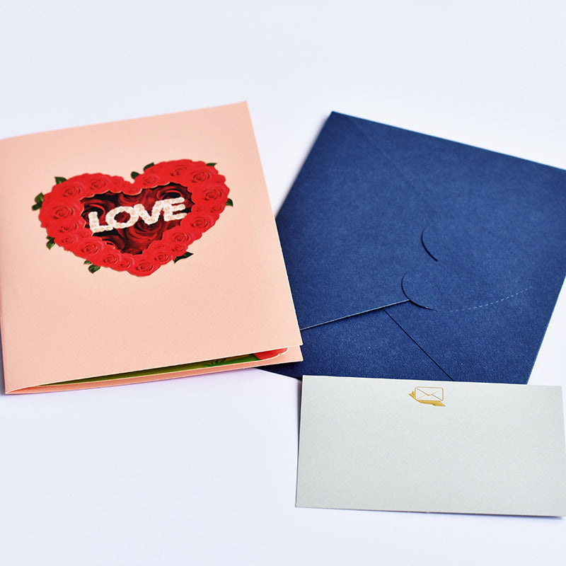 Eternal Bloom — Luxury 3D Pop-Up Card