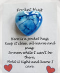 Hug & Miss You Glass Greeting Card — Luminous Keepsake Gift