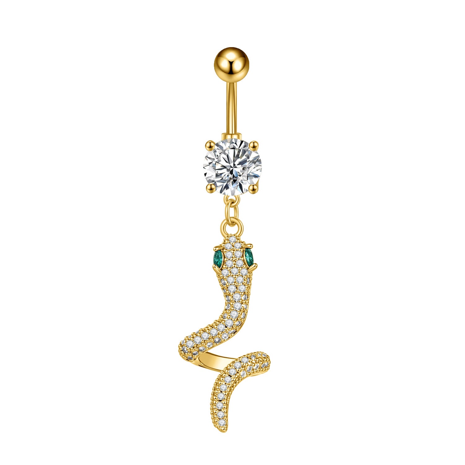 Zircon Butterfly Belly Button Ring — 60 Designs