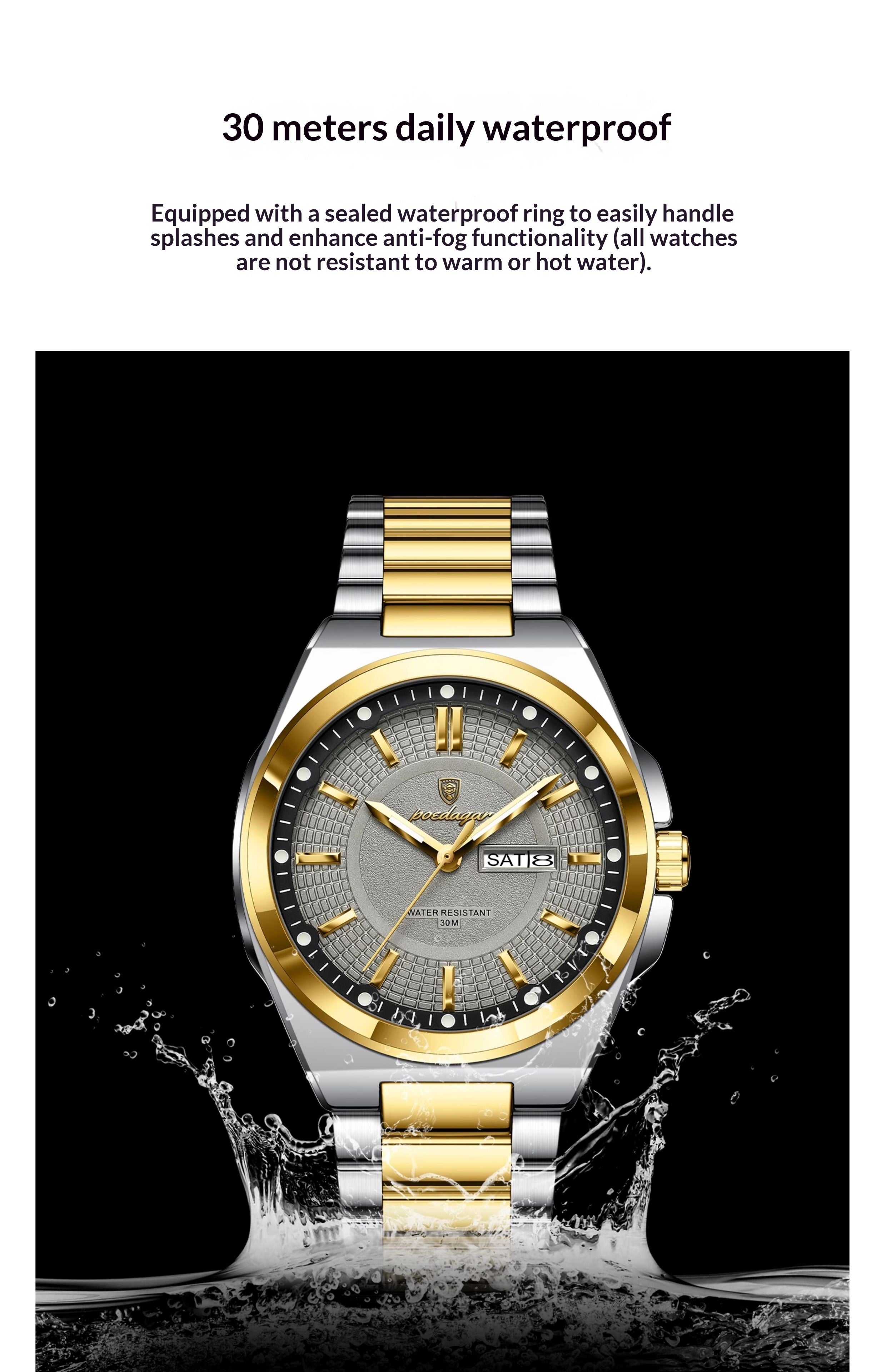 Luxury Minimalist Men's Watch | Ultra-Slim Alloy Timepiece | 11 Colour Finishes