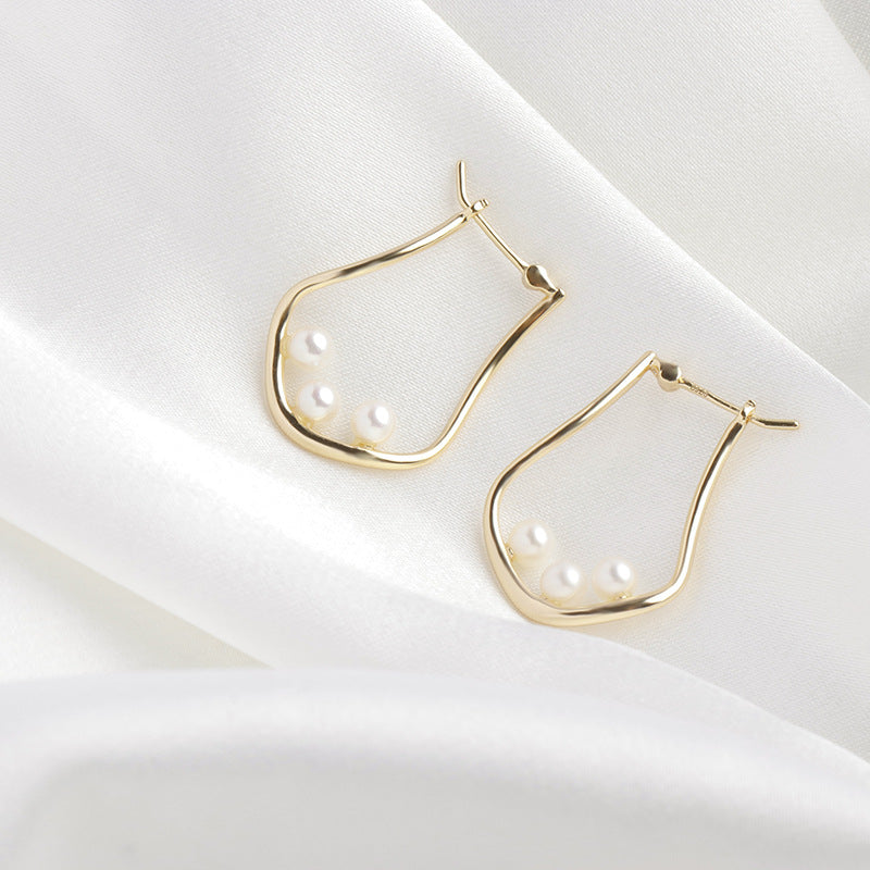 Pearl Lumière – 925 Sterling Silver Freshwater Pearl Luxury Stud Earrings