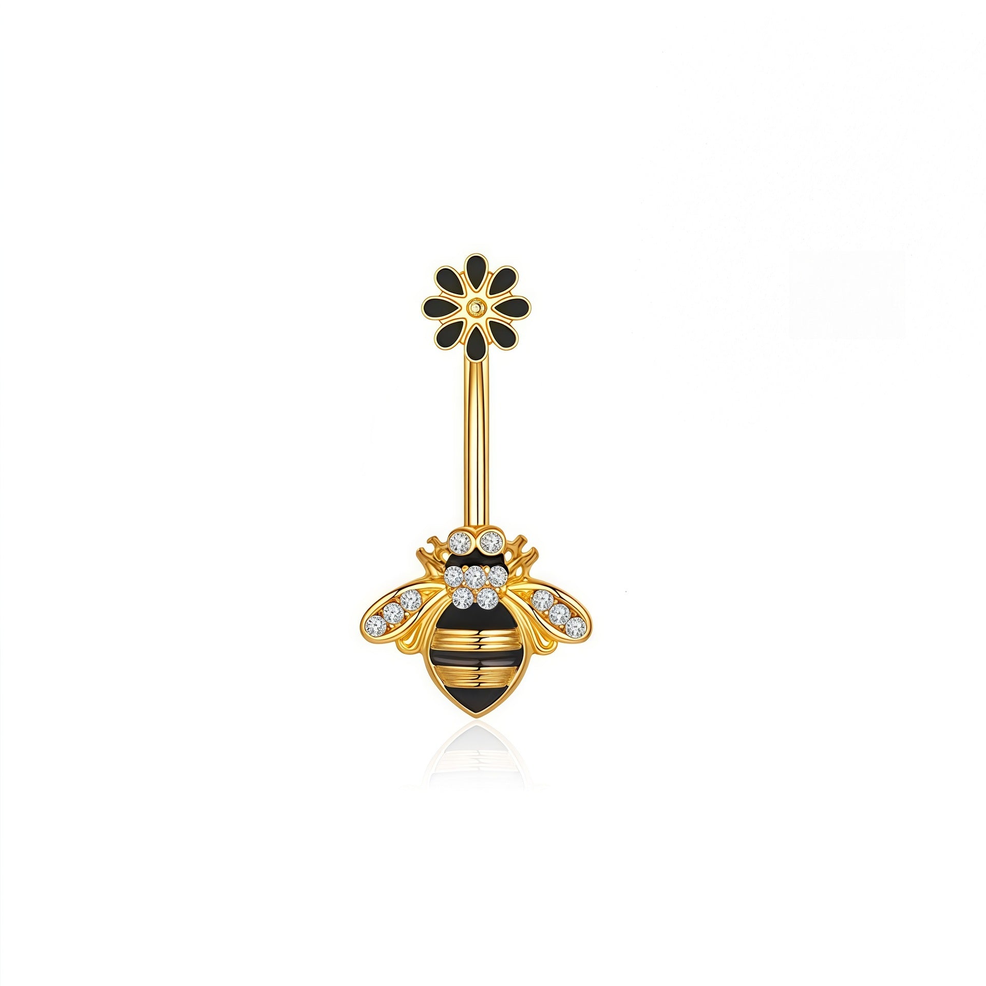Zircon Butterfly Belly Button Ring — 60 Designs