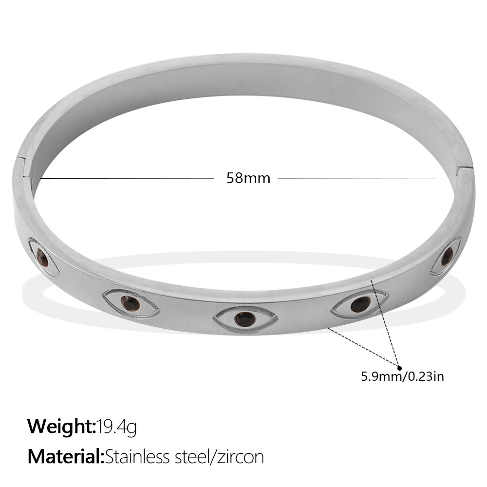 Oeil — Vintage Diamond Eye Bracelet