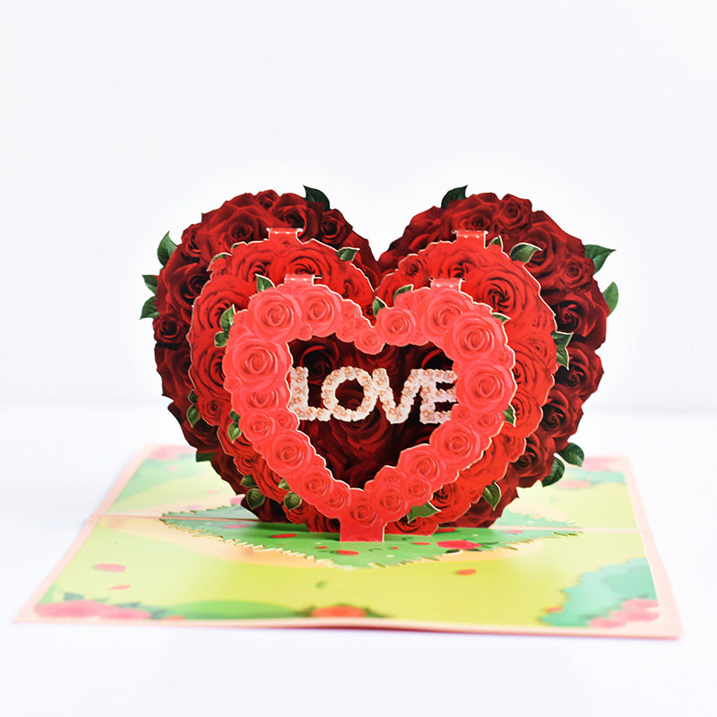 Eternal Bloom — Luxury 3D Pop-Up Card
