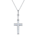 Douceur – Morganite Pendant Necklace | Platinum-Plated Sterling Silver