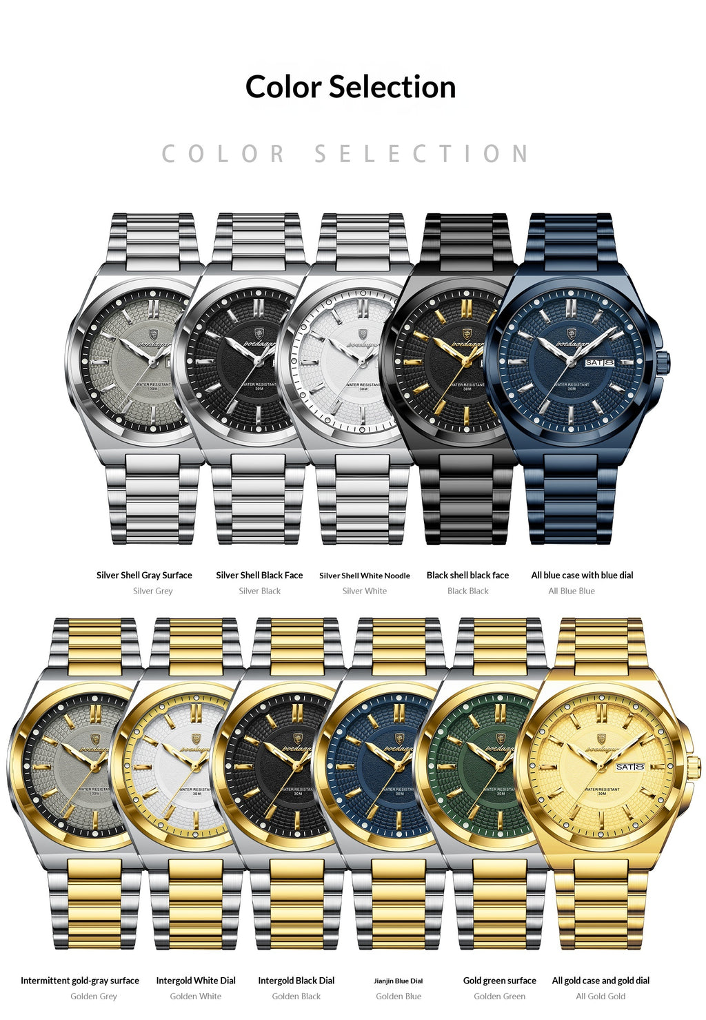 Luxury Minimalist Men's Watch | Ultra-Slim Alloy Timepiece | 11 Colour Finishes