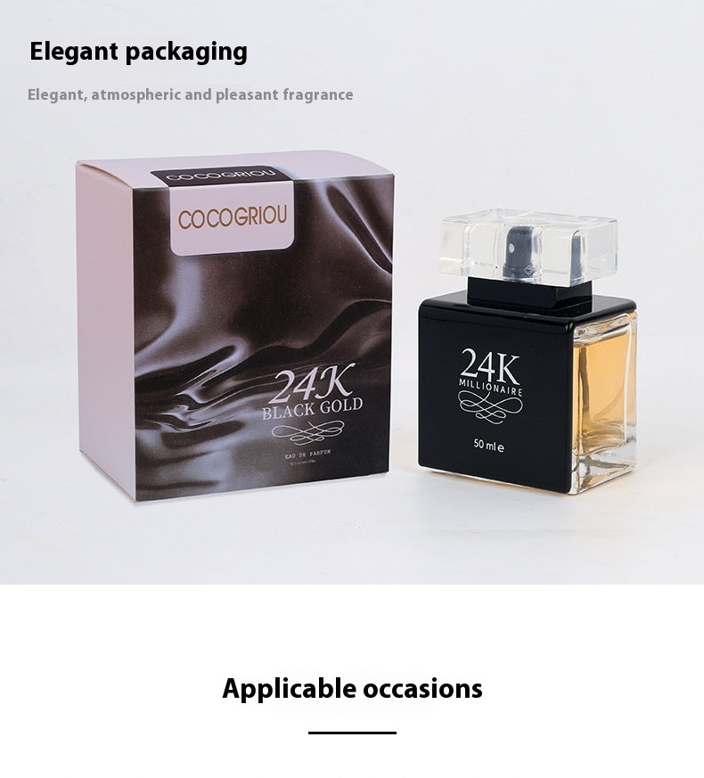 Luxury 24K Gold Women's Perfume — Long-Lasting Elegant Fragrance