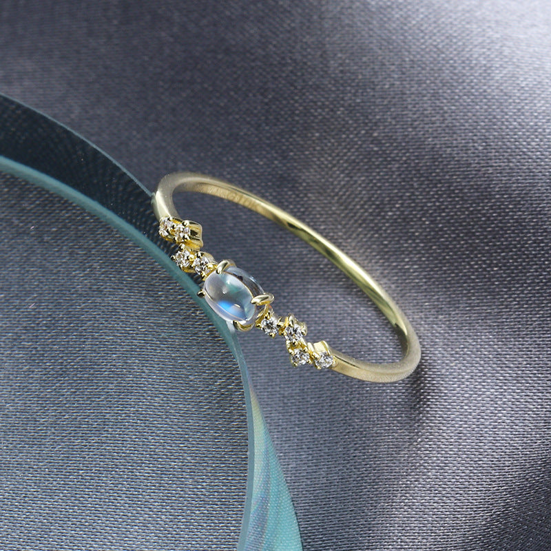 Luna Blue Moonstone Ring