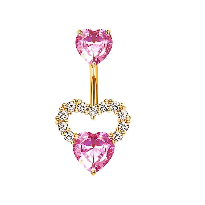 Zircon Butterfly Belly Button Ring — 60 Designs