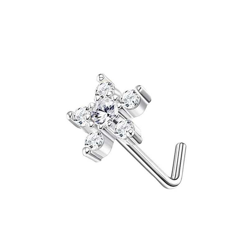 Zircon Nose Ring | Luxury Stainless Steel Piercing | 13 Styles