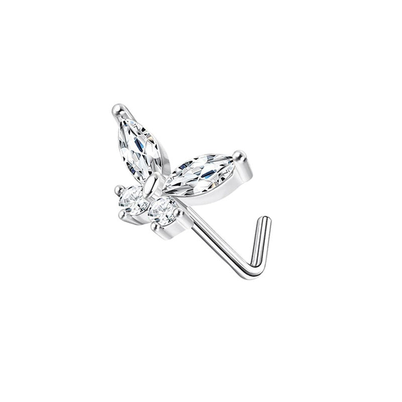 Zircon Nose Ring | Luxury Stainless Steel Piercing | 13 Styles