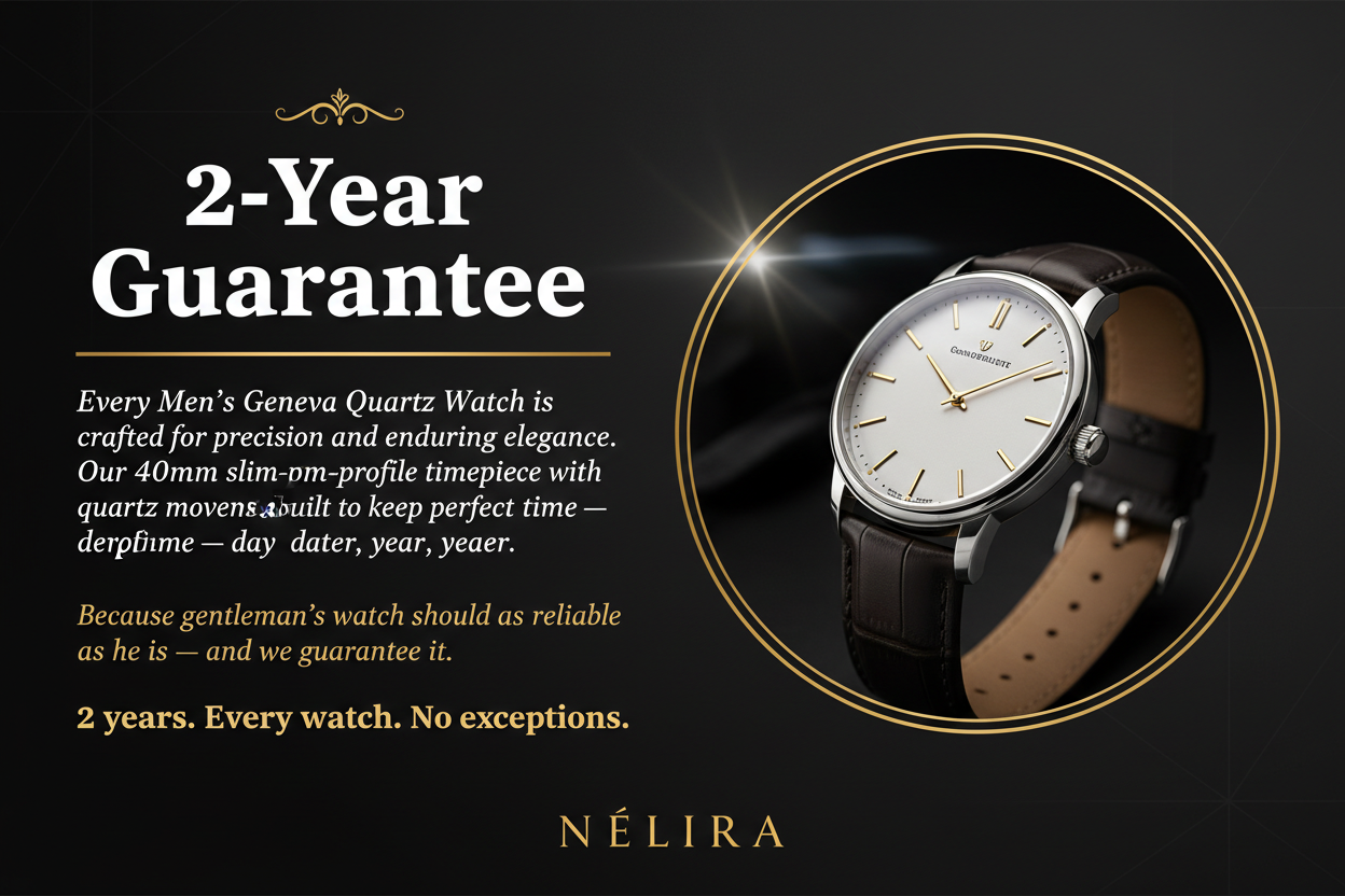 Geneva Watch - 2-Year Guarantee