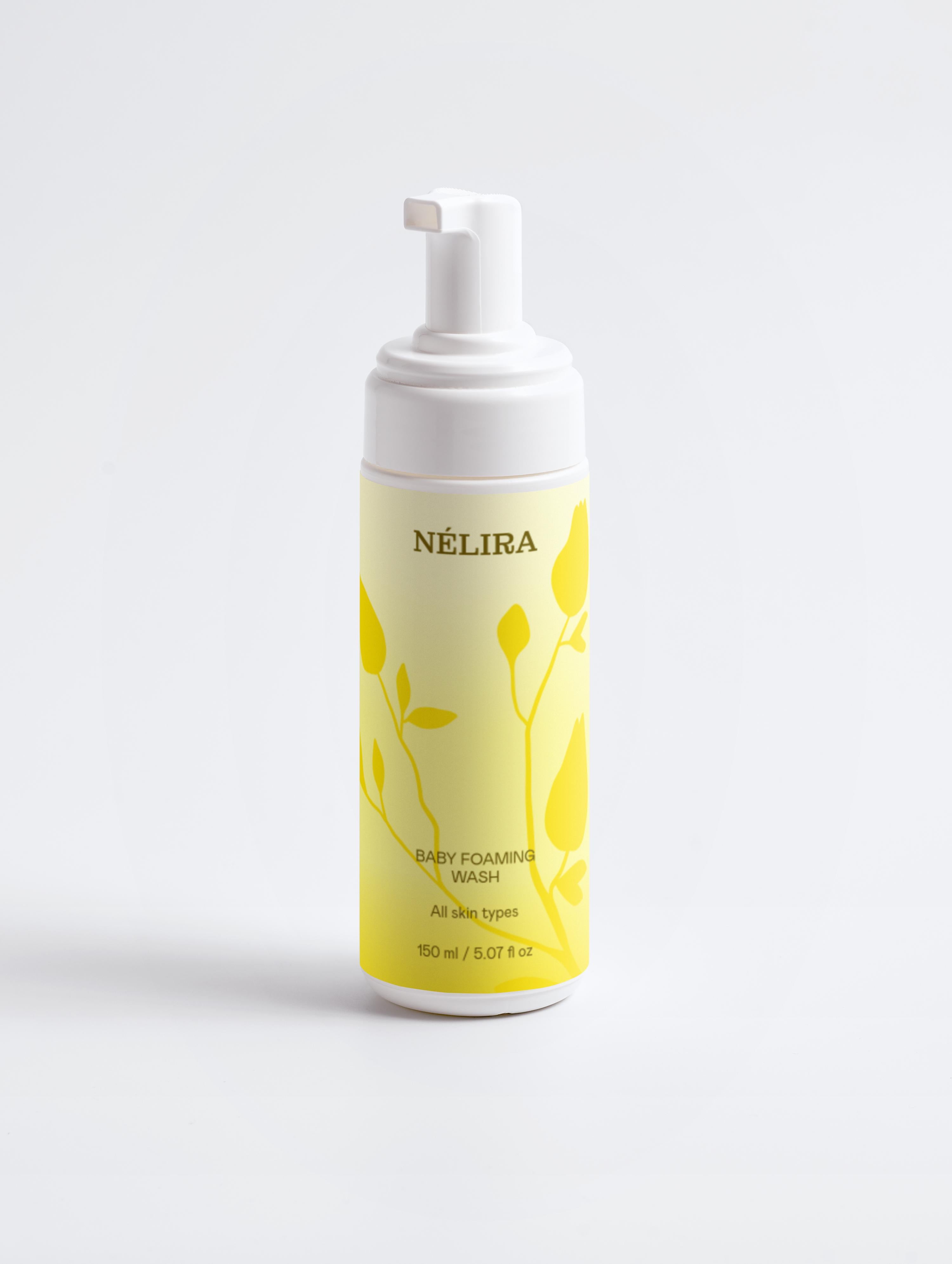 Natural Baby Foaming Wash - Gentle Camomile & Linseed Cleanser